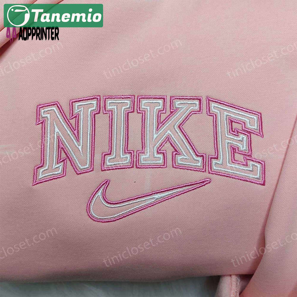 Nike inspired embroidered shirt & hoodie: best gifts for friends Embroidered Shirt