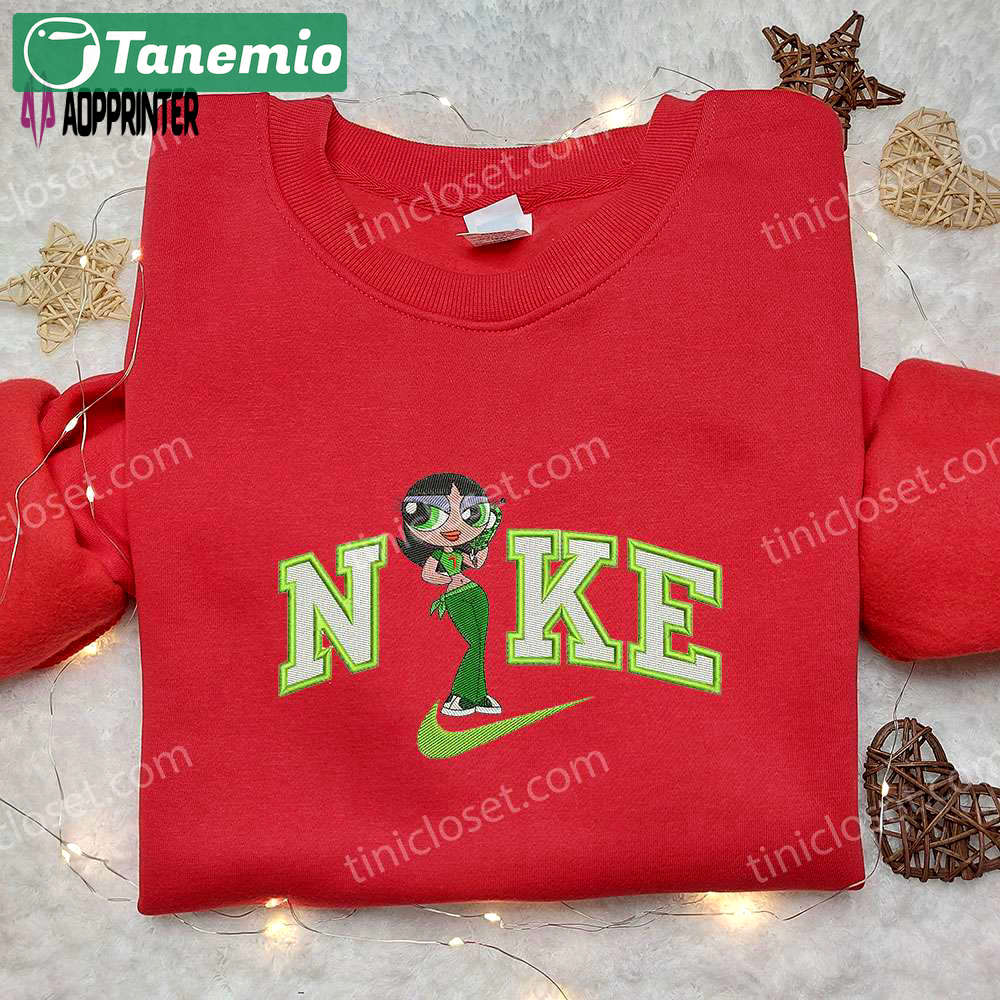 Nike x buttercup embroidered sweatshirt: powerpuff girls & inspired shirt Embroidered Shirt