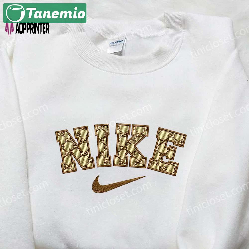 Nike x gucci embroidered shirt: the perfect family gift for nike inspired style Embroidered Shirt