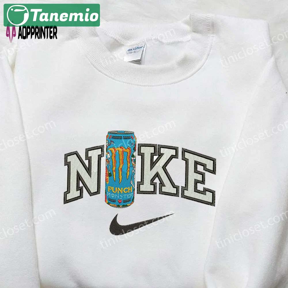 Nike x monster energy juice embroidered shirt – custom favor drinking tee Embroidered Shirt