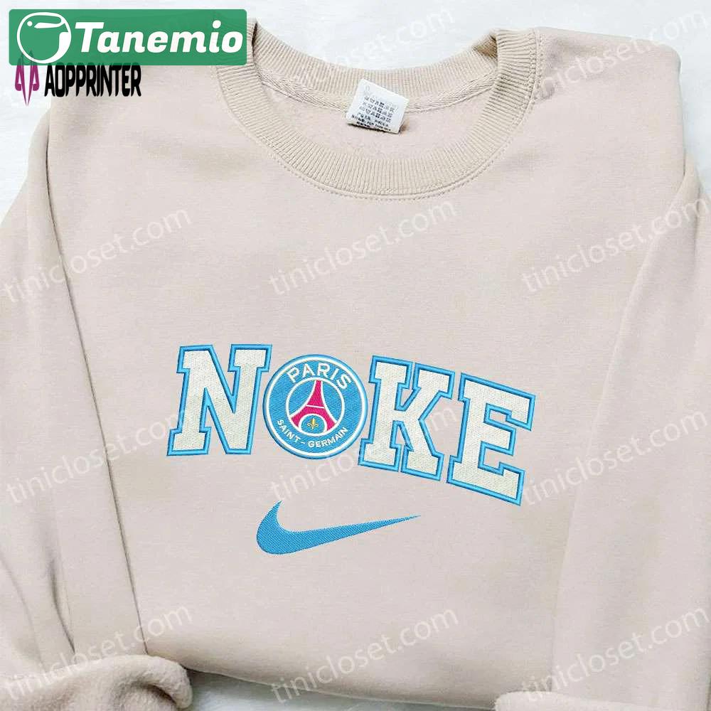 Nike x paris embroidered hoodie national flag shirt & inspired t-shirt: shop now! Embroidered Shirt