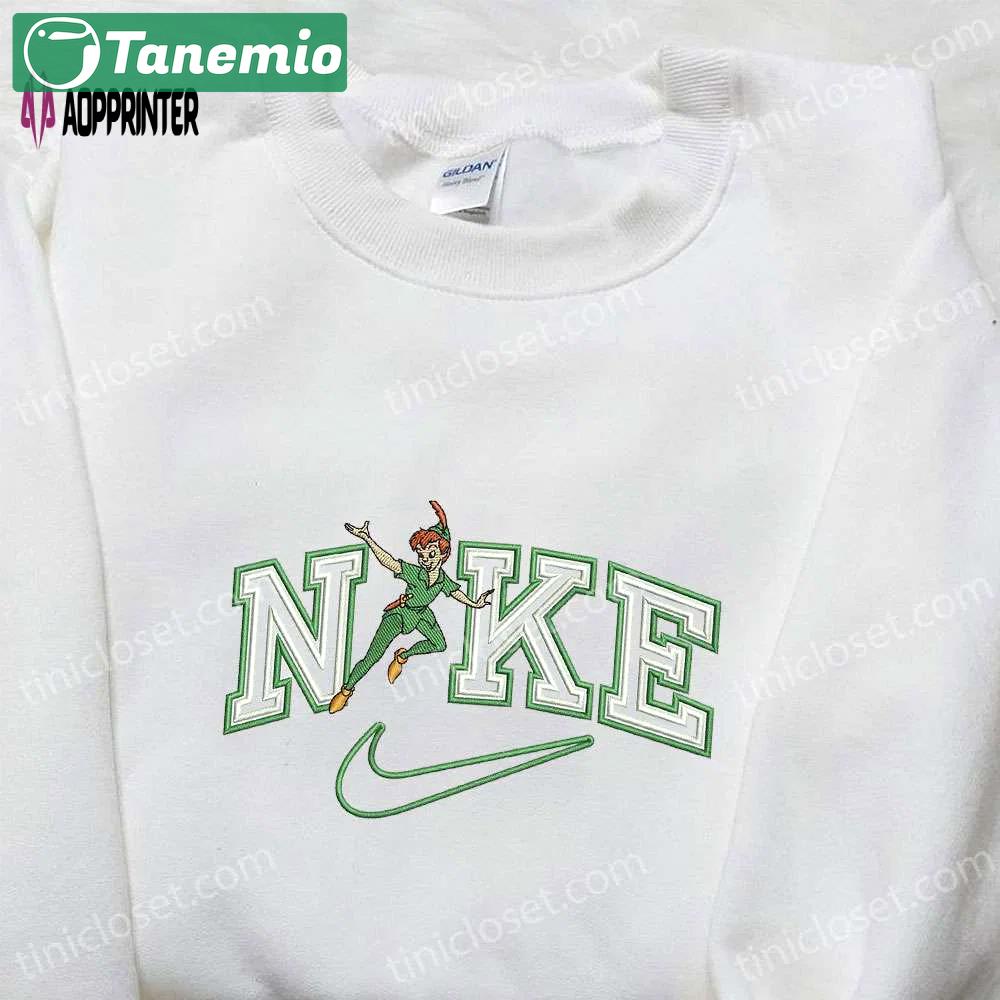 Nike x peter pan embroidered shirt: disney characters inspired t-shirt Embroidered Shirt