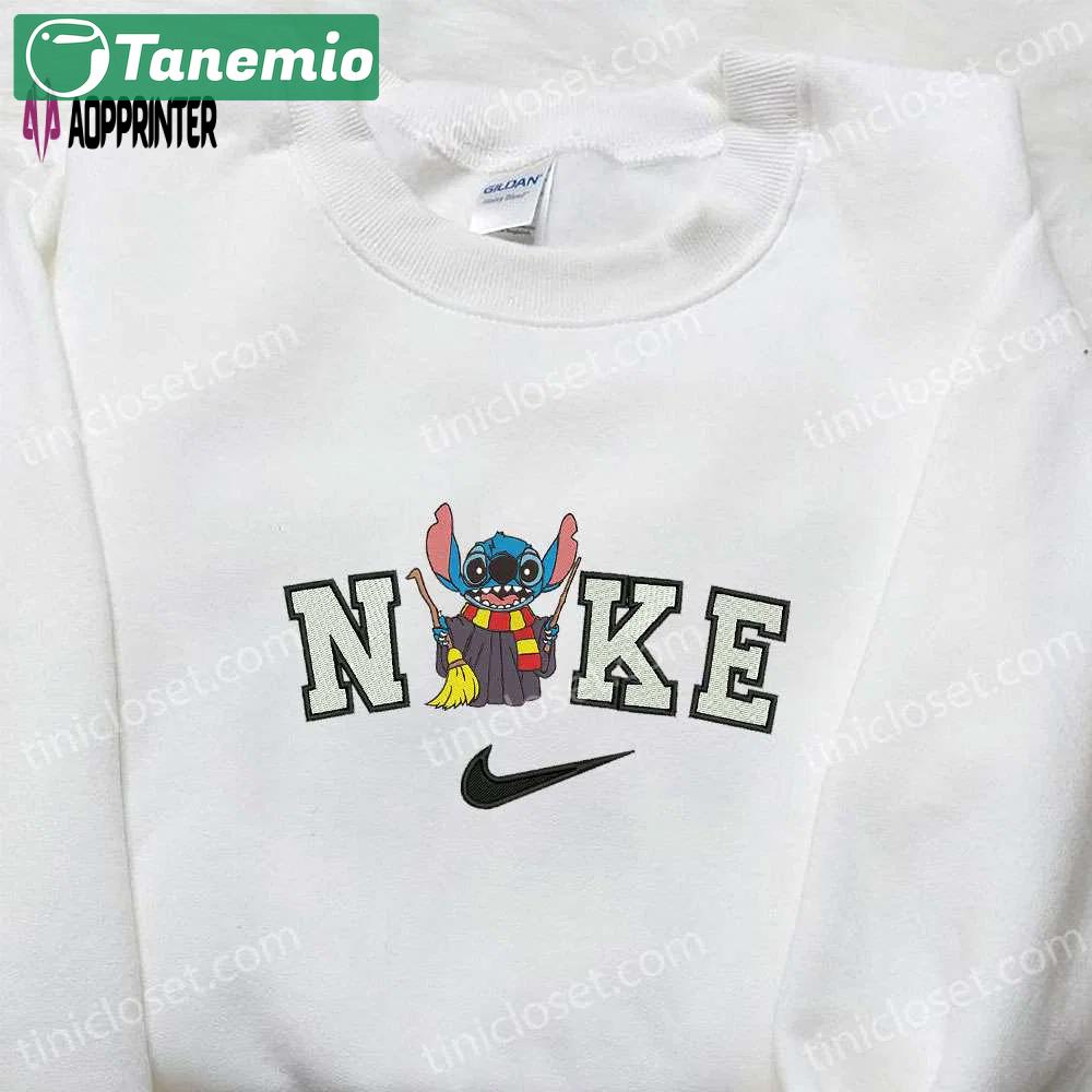 Nike x stitch harry potter embroidered sweatshirt halloween disney hoodie custom nike t-shirt Embroidered Shirt