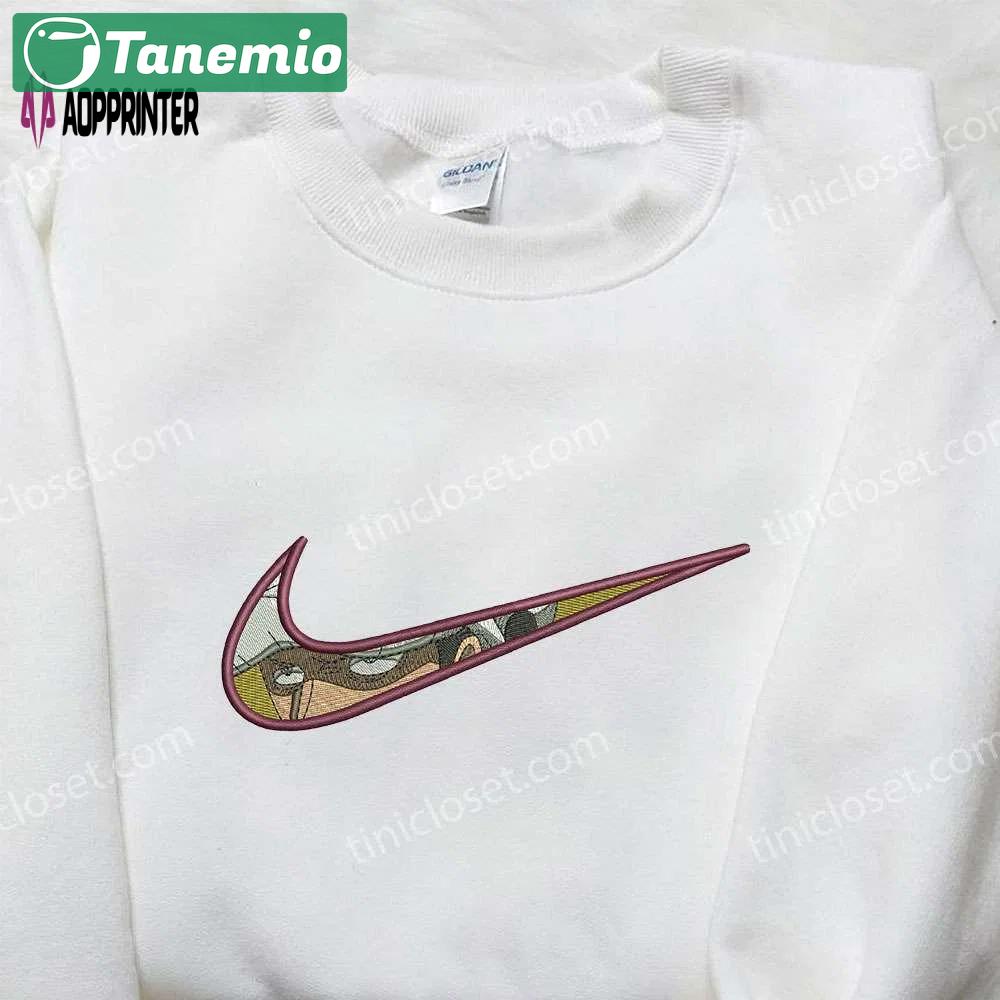 Nike x trafalgar law one piece embroidered shirt – anime collaboration Embroidered Shirt