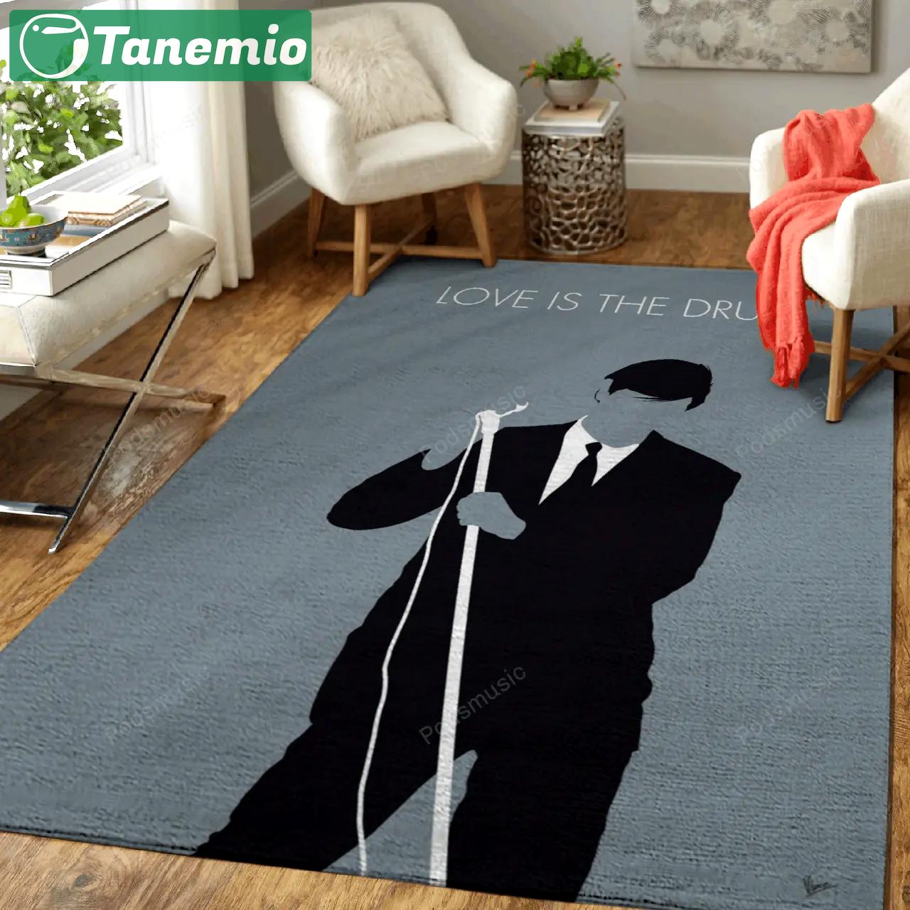 No237 my roxy music artwork minimal music artworks art for fans area rug living room carpet rug regtangle carpet floor decor home decor Rectangle Rug