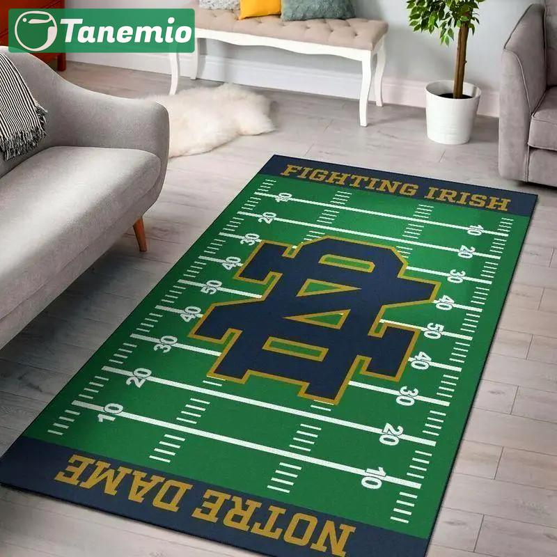 Notre dame fighting irish carpet living room rug regtangle carpet v17231 2 Rectangle Rug