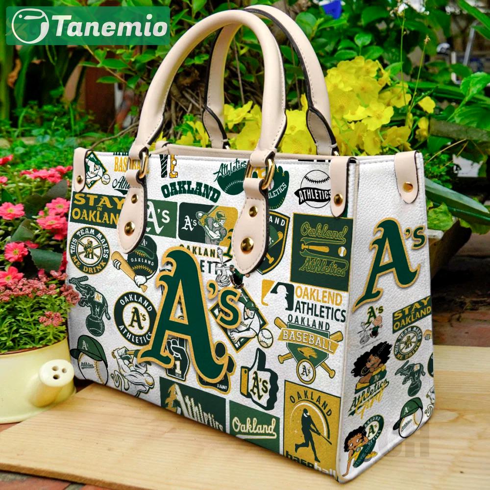 Oakland athletics lover leather bag for women gift 2233 Women Leather Hand Bag