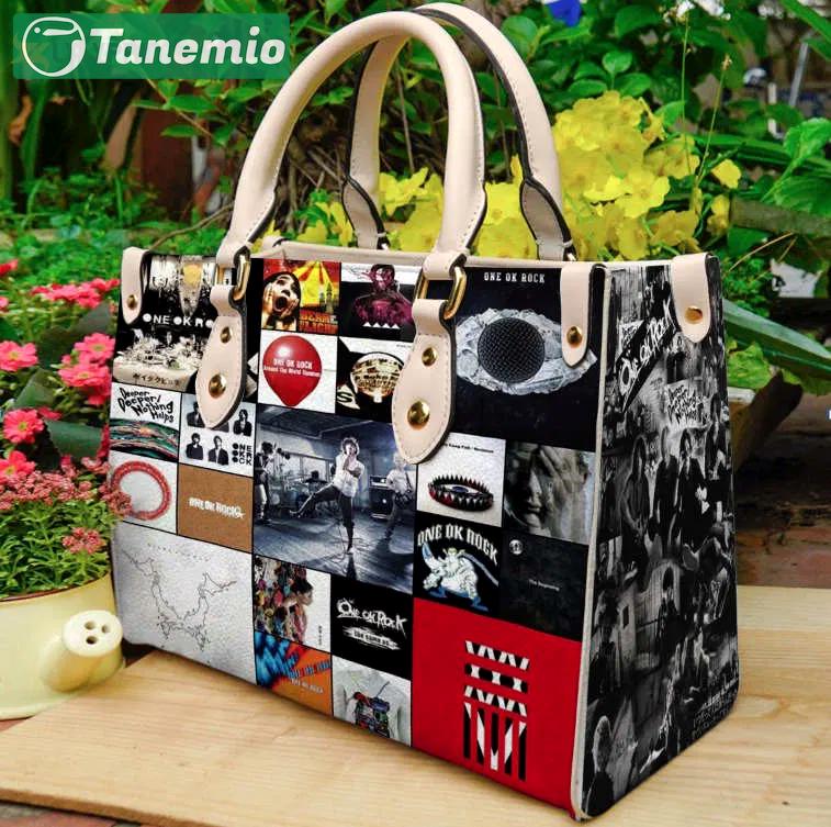 One ok rock leather handbag gift for women 4168 Women Leather Hand Bag