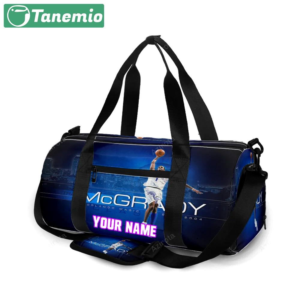 Orlando magic tracy mcgrady1 personalized name travel bag gym bag 2212 Travel Bag