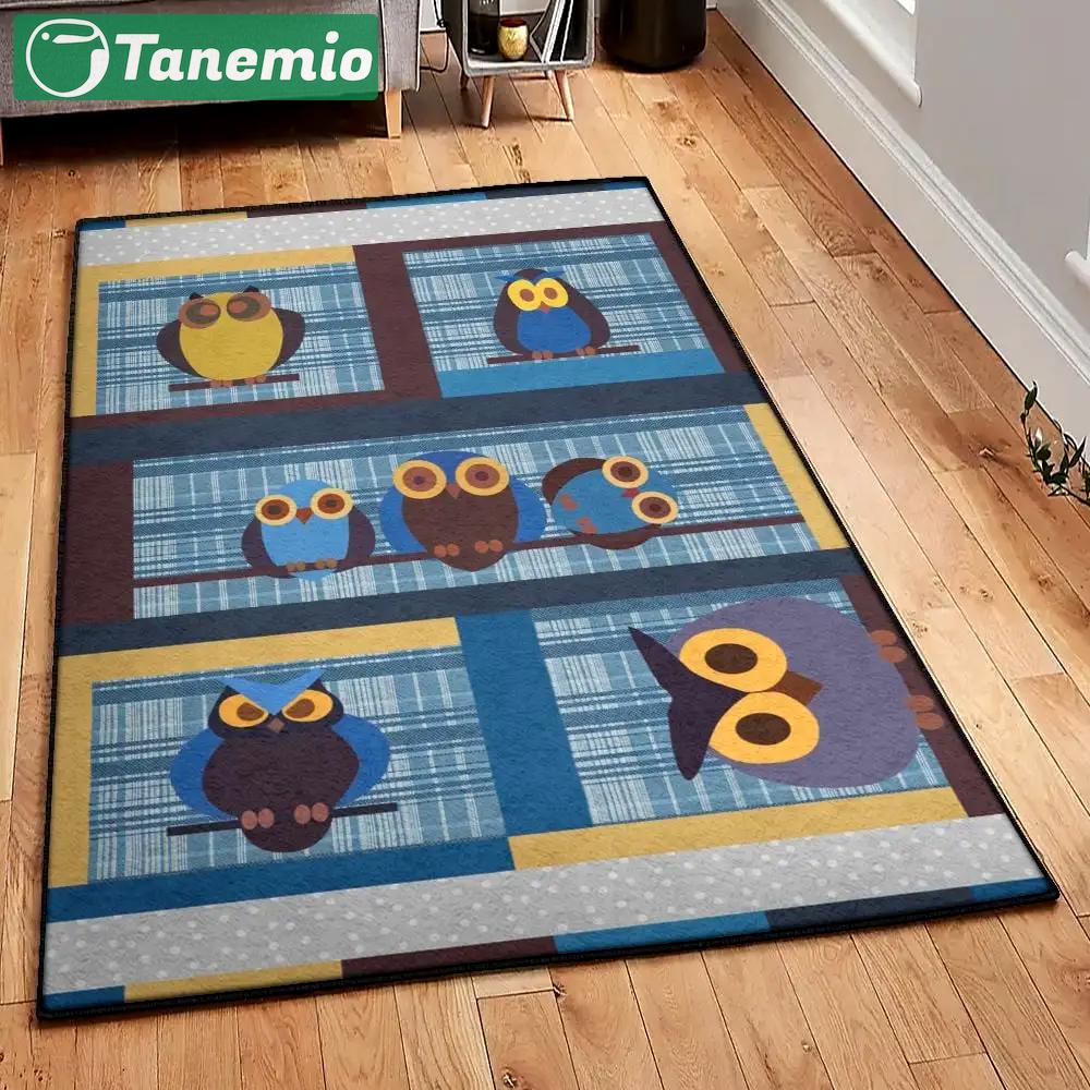 Owl cool rugs, owl rug Rectangle Rug