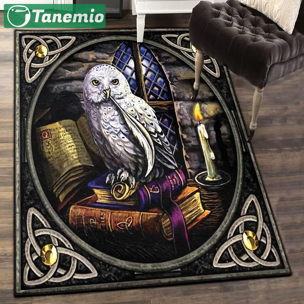 Owl outdoor carpet, owl rug Rectangle Rug