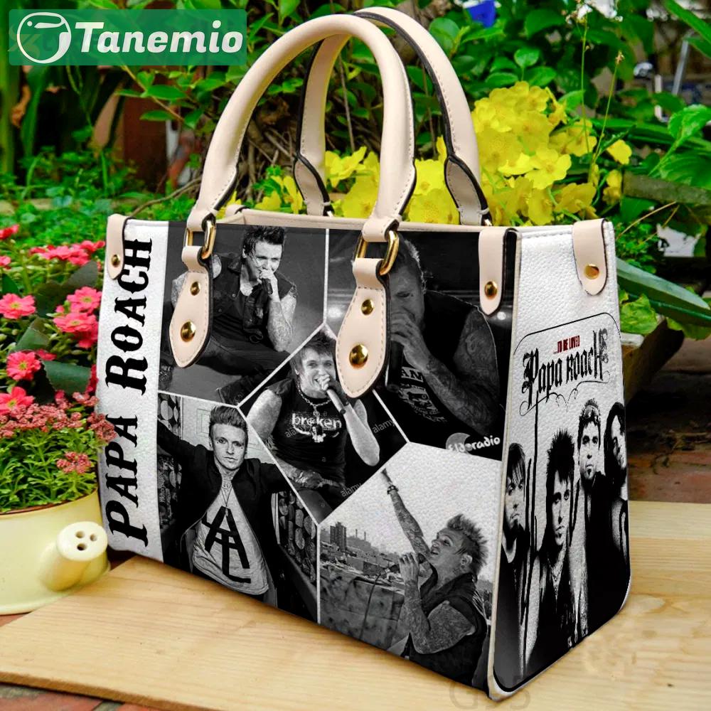 Papa roach leather bag for women gift 2146 Women Leather Hand Bag