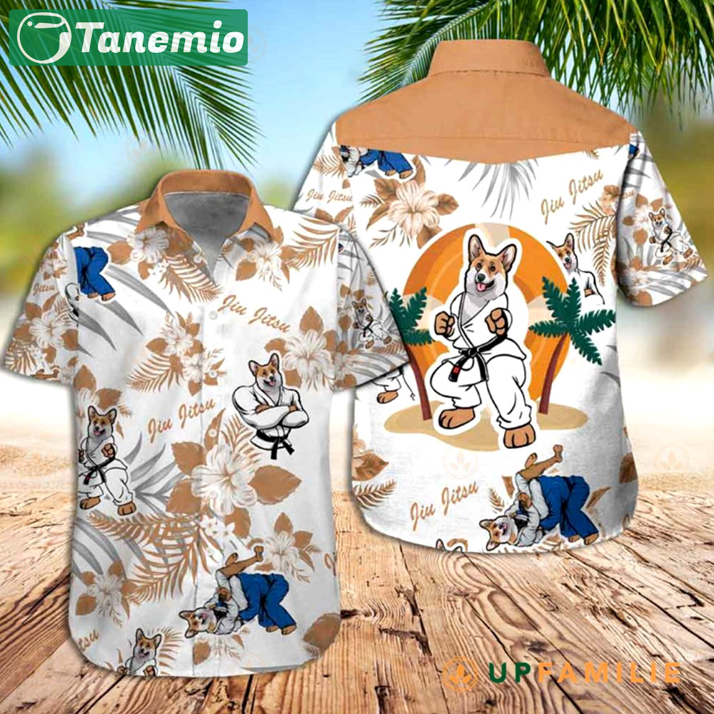 Pembroke welsh corgi vacation hawaiian shirt Hawaii Shirt Shorts & Flip Flops