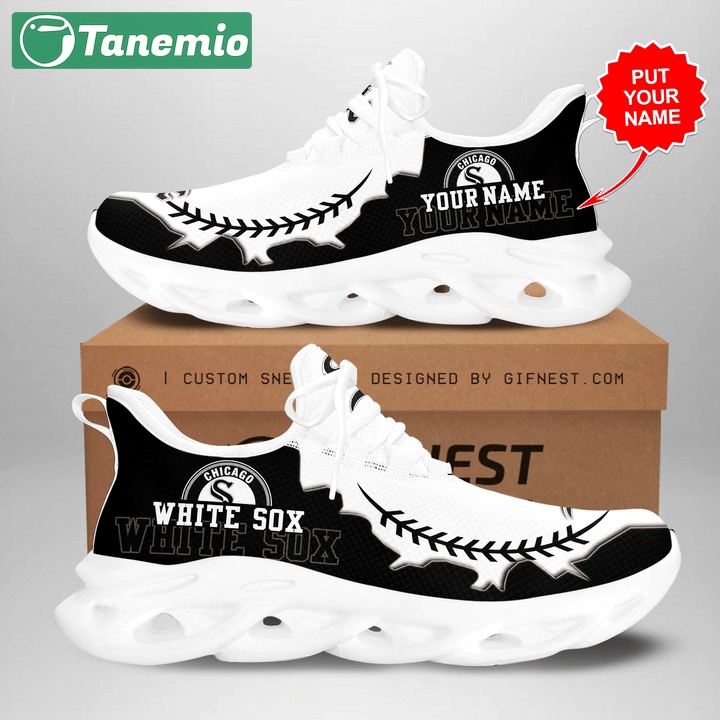 Personalized chicago white sox max soul shoes Max Soul Shoes