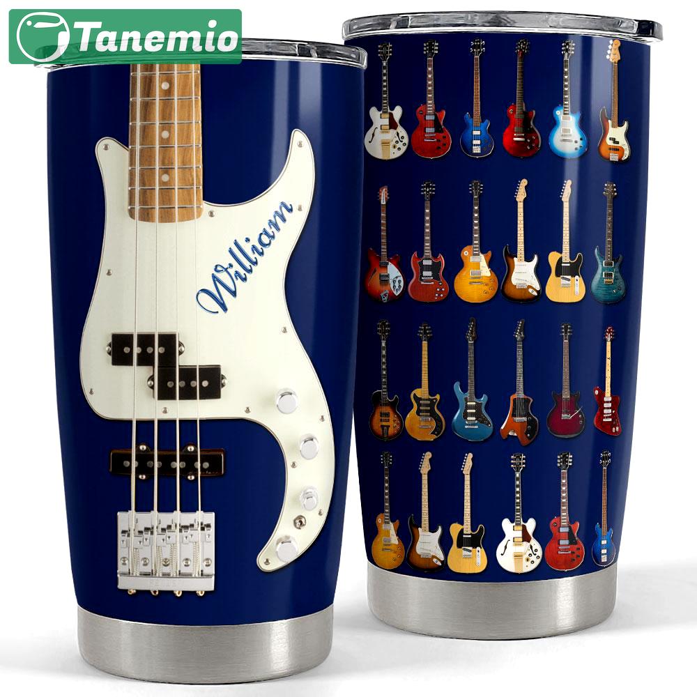 Personalized guitar tumbler electric guitar collection Personalized Tumbler