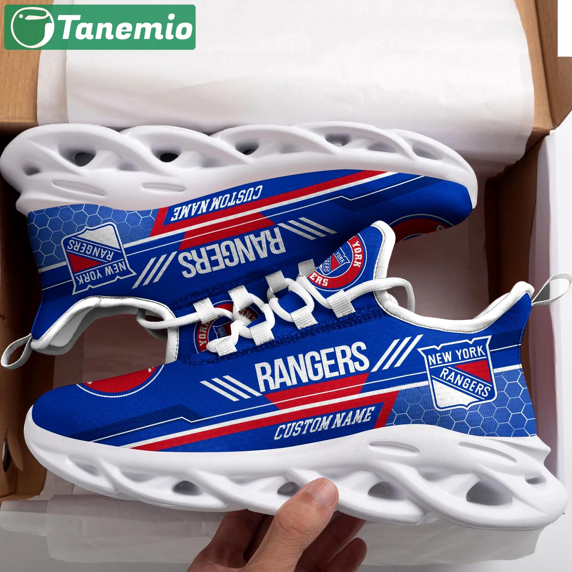 Personalized new york rangers max soul shoes Max Soul Shoes