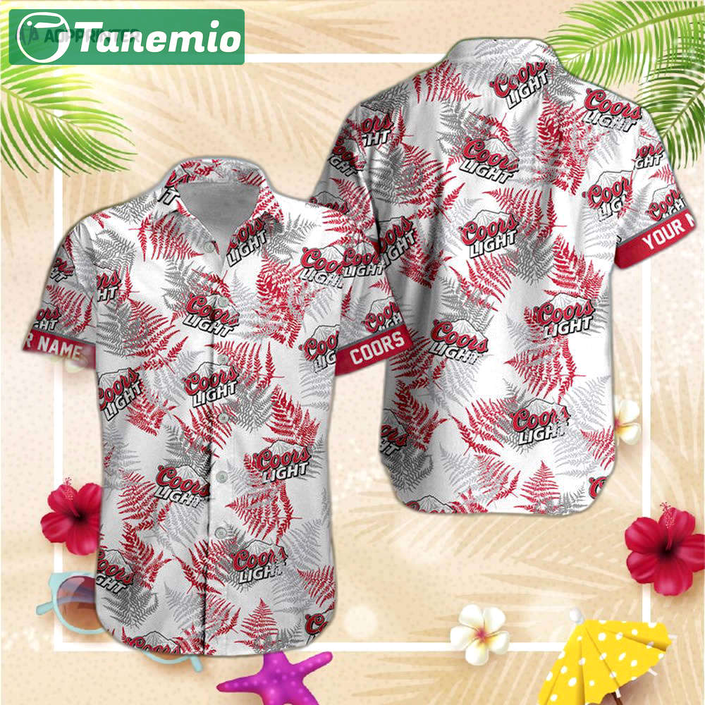 Personalized tropical basic coors light hawaiian shirt for men women Hawaii Shirt