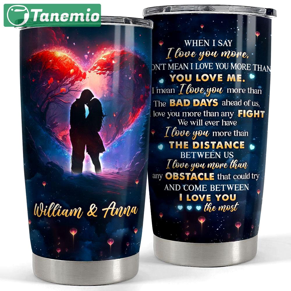 Personalized tumbler for husband wife with customize name Personalized Tumbler