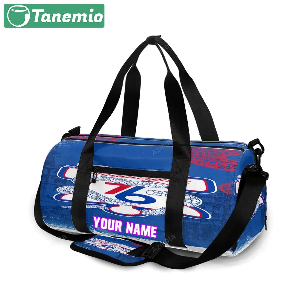 Philadelphia 76ers city personalized name travel bag gym bag 2235 Travel Bag