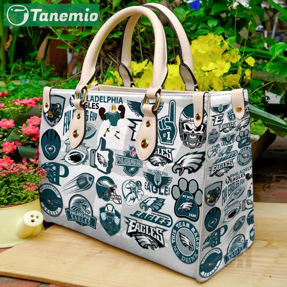 Philadelphia eagles leather bag for women gift 1815 Women Leather Hand Bag