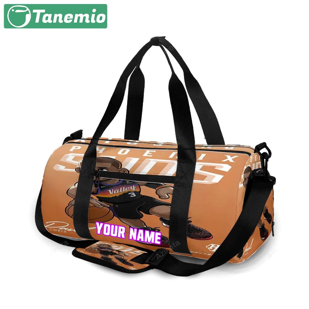 Phoenix suns chris paul v3 personalized name travel bag gym bag 2192 Travel Bag