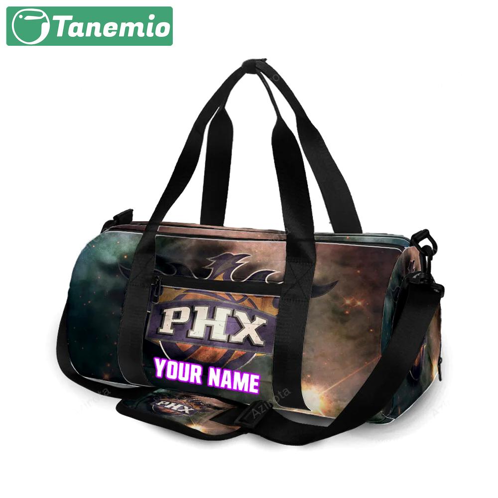 Phoenix suns emblem v8 personalized name travel bag gym bag 2378 Travel Bag