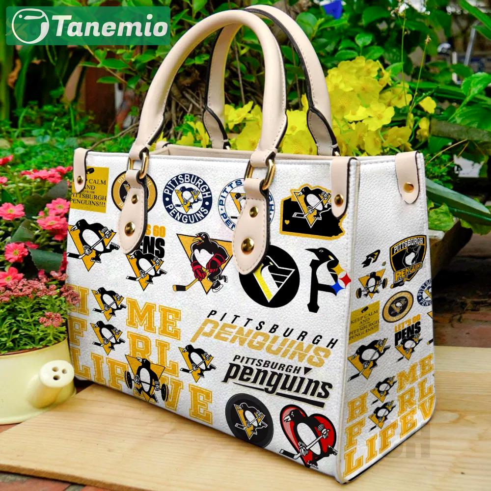 Pittsburgh penguins lover leather bag for women gift 1732 Women Leather Hand Bag
