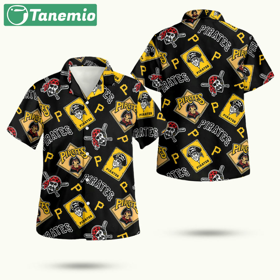 Pittsburgh pirates gift for sports lovers hawaiian shirt Hawaii Shirt Shorts & Flip Flops