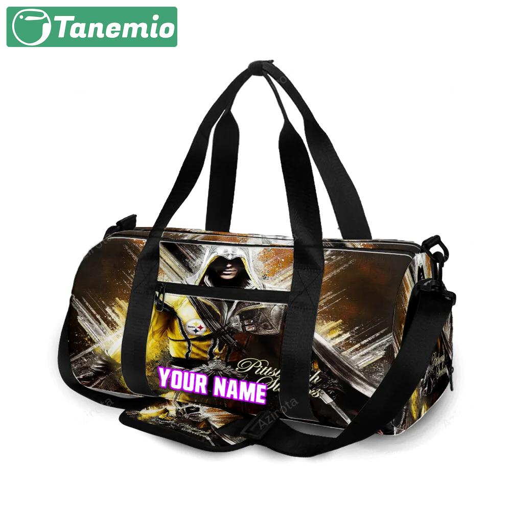 Pittsburgh steelers hero personalized name travel bag gym bag 992 Travel Bag