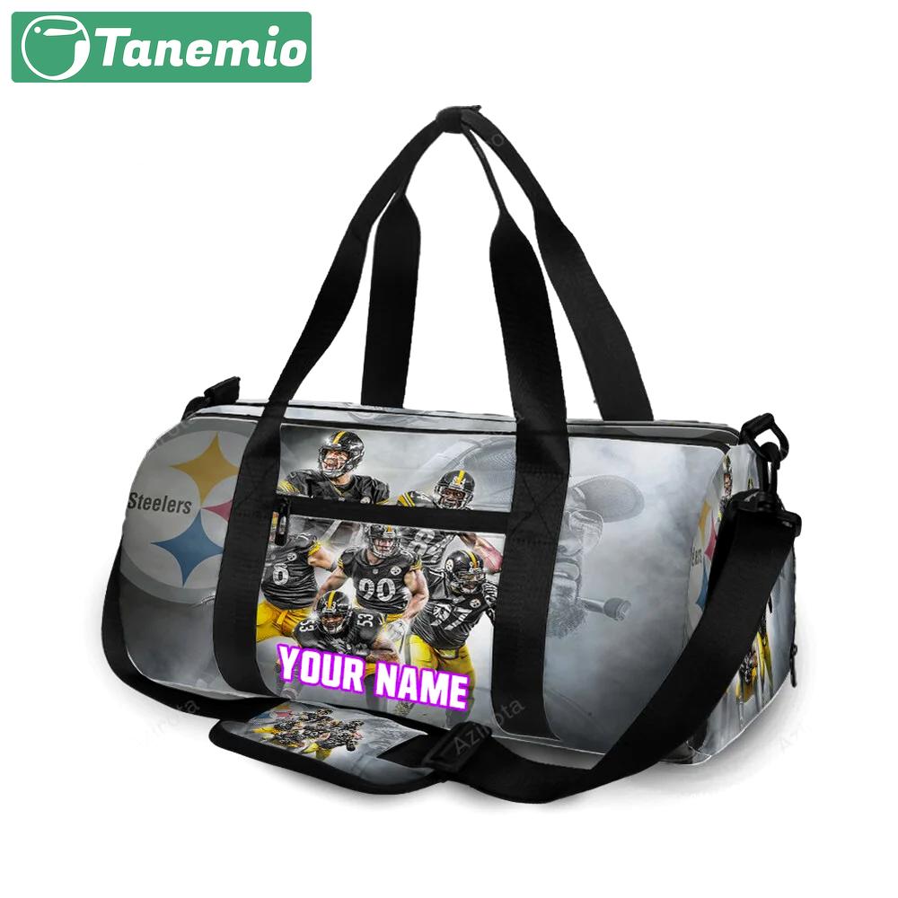 Pittsburgh steelers players and coach personalized name travel bag gym bag 2108 Travel Bag