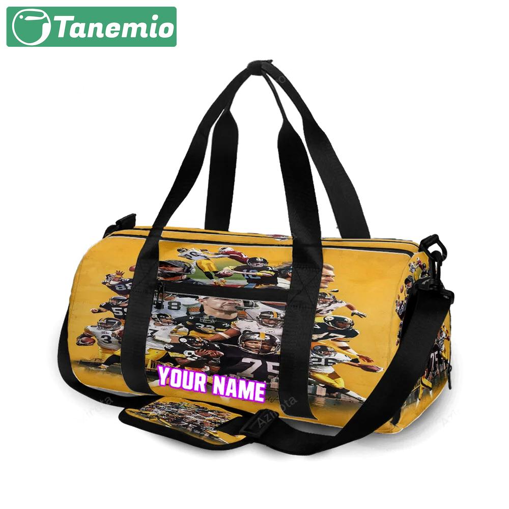 Pittsburgh steelers players team m8 personalized name travel bag gym bag 208 Travel Bag
