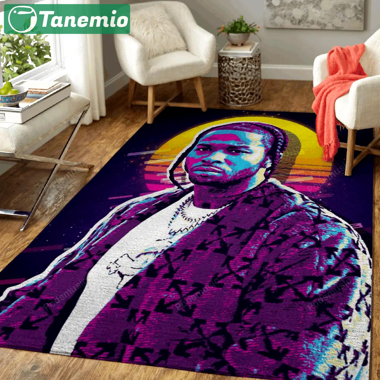 Pop smoke music art for fans area rug living room carpet rug regtangle carpet floor decor home decor v11290 Rectangle Rug