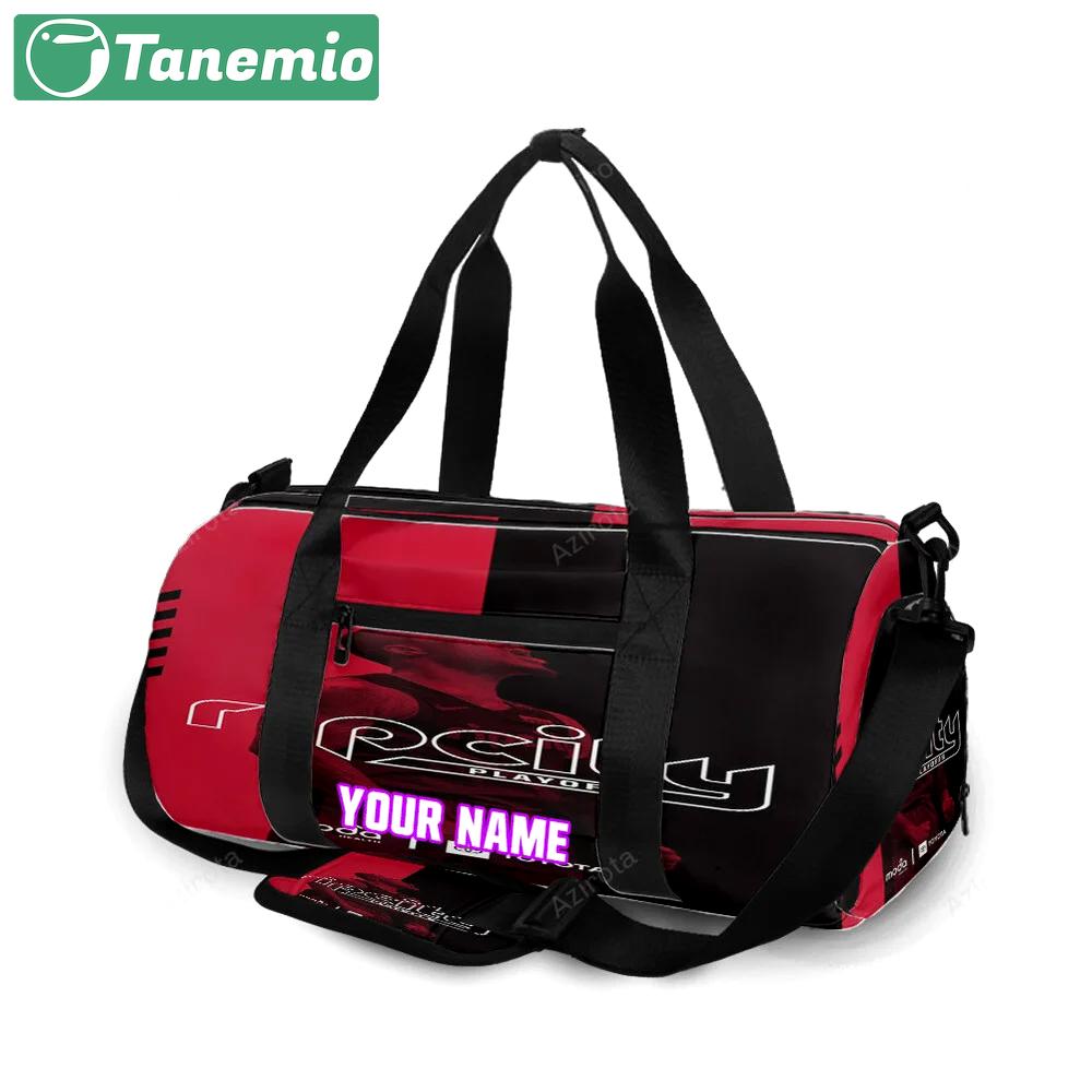 Portland trail blazers carmelo anthony4 personalized name travel bag gym bag 2261 Travel Bag