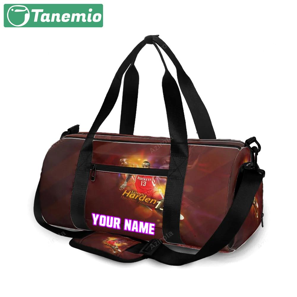 Portland trail blazers james harden1 personalized name travel bag gym bag 2300 Travel Bag