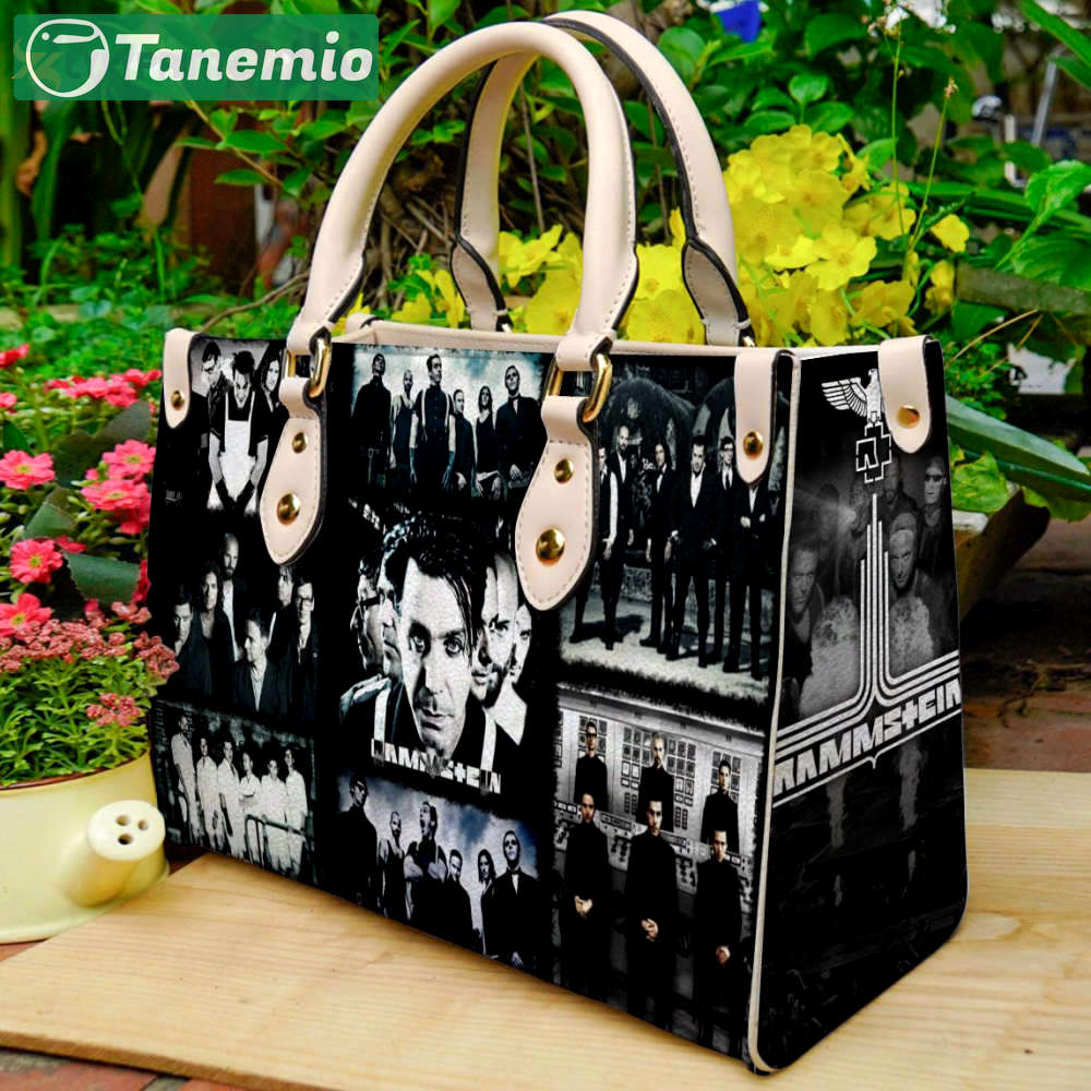 Rammstein 3 leather handbag gift for women 427 Women Leather Hand Bag