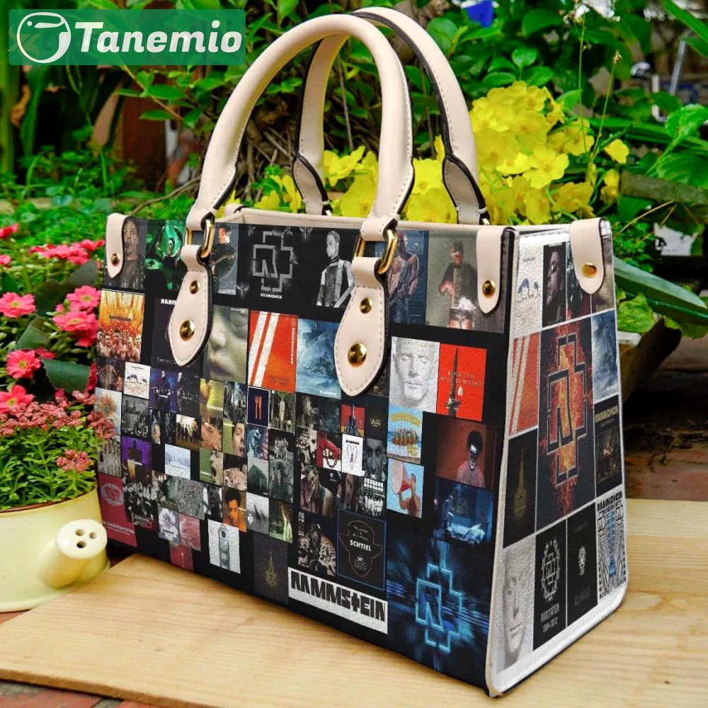 Rammstein leather handbag gift for womenz 4661 Women Leather Hand Bag
