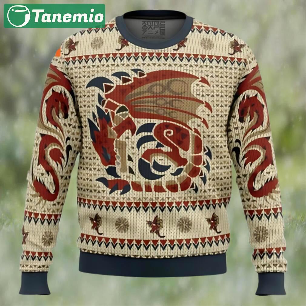 Rathalos monster hunter ugly christmas sweater Christmas Ugly Sweater