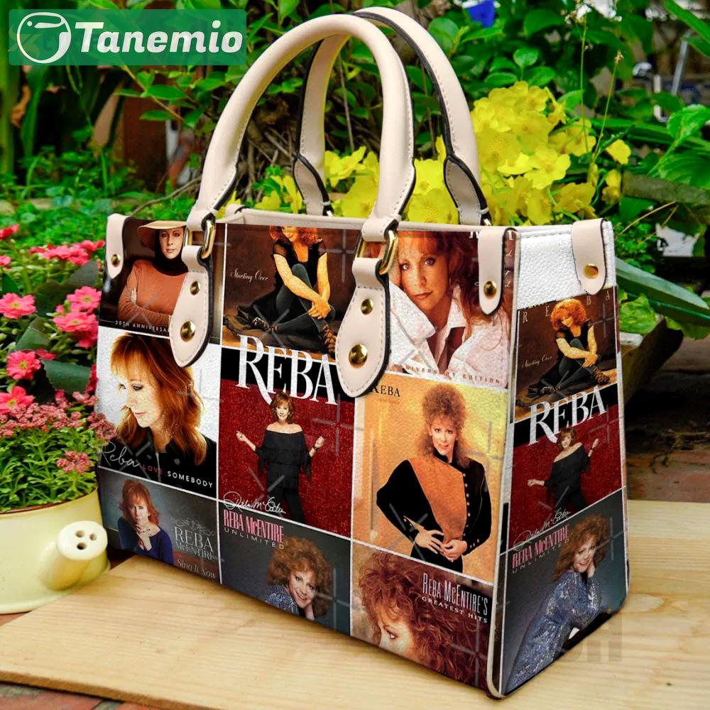 Reba mcentire lover leather bag for women gift 1856 Women Leather Hand Bag