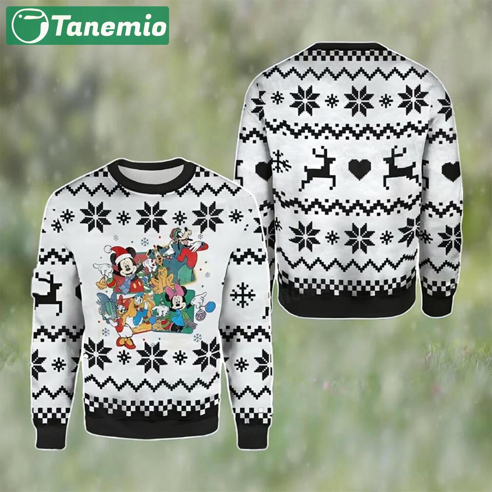 Retro mickey and friends ugly christmas sweater gift for disney fan Christmas Ugly Sweater