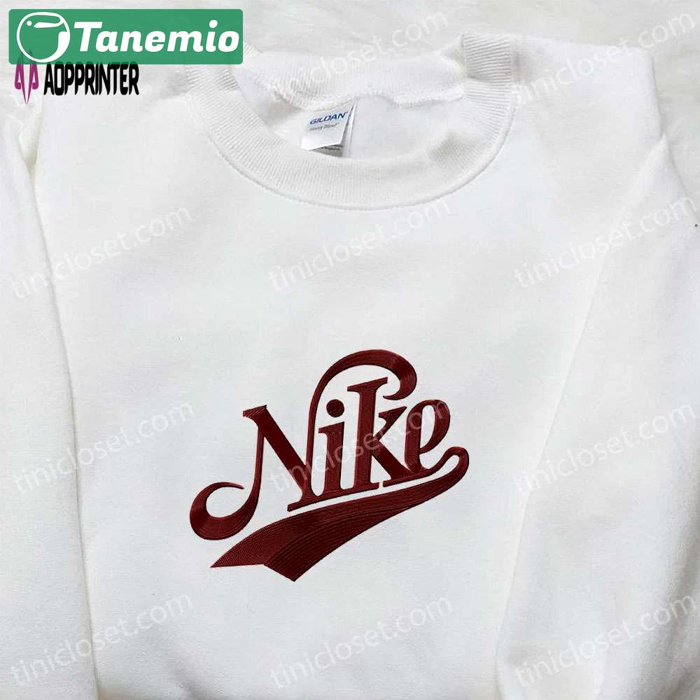 Retro vintage nike embroidered sweatshirt – best nike inspired shirt perfect family gift Embroidered Shirt