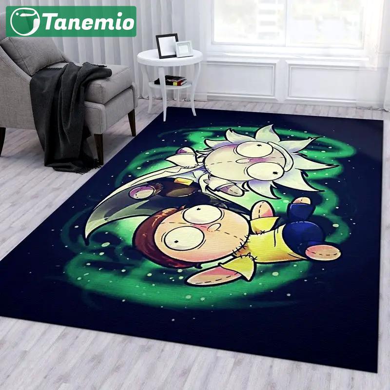 Rick and morty 88 area rug living room and bed room rug rug regtangle carpet floor decor home decor Rectangle Rug