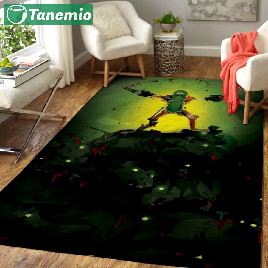 Rick and mortypickle rick area rug living room rug home decor movie ofd 1910261 Rectangle Rug