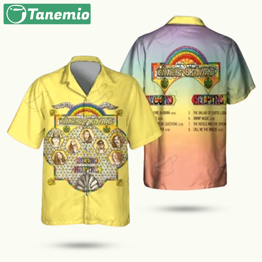 Rock band lynyrd skynyrd second helping hawaiian shirt Hawaii Shirt Shorts & Flip Flops