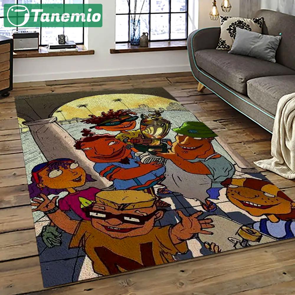 Rocket power action cartoon retangle carpet area rug home decor best gift for fan and friends rp27 Rectangle Rug