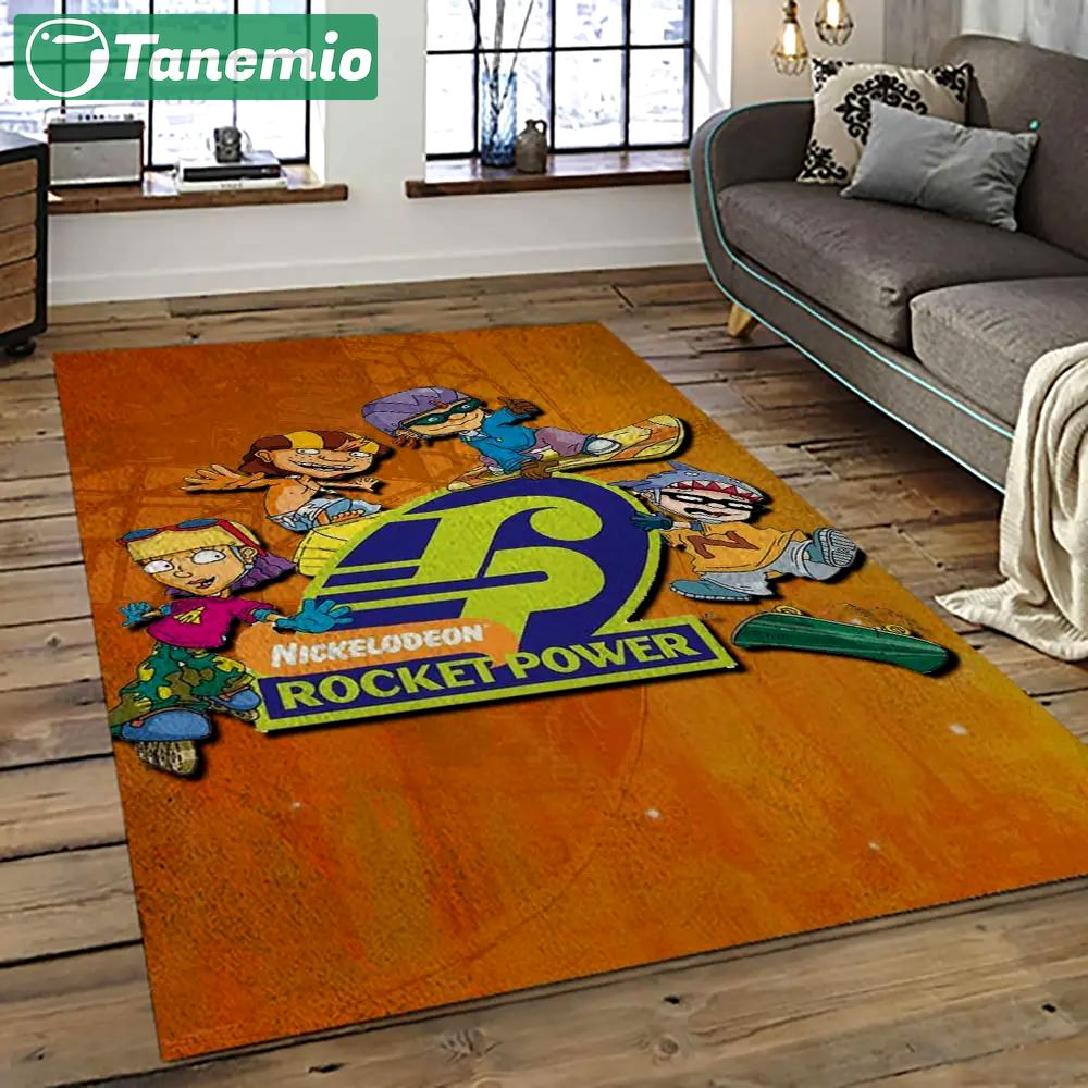 Rocket power action cartoon retangle carpet area rug home decor best gift for fan and friends rp28 Rectangle Rug