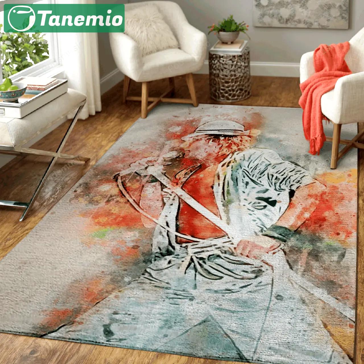 Rod stewart music world art for fans area rug living room carpet rug regtangle carpet floor decor home decor Rectangle Rug