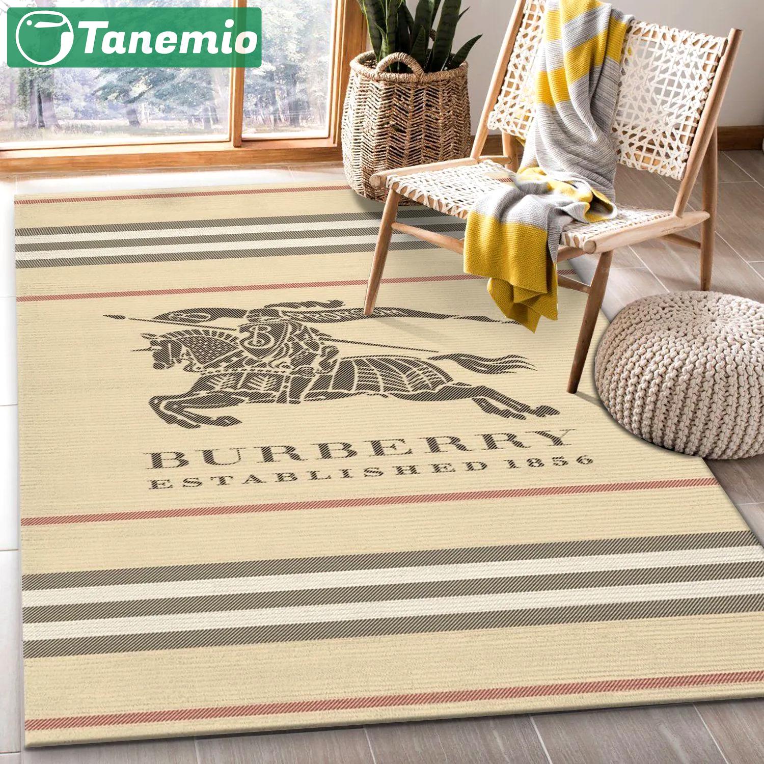 Rugs in living room and bedroom - Burberry area rug living room rug floor mats keep warm in winter Rectangle Rug