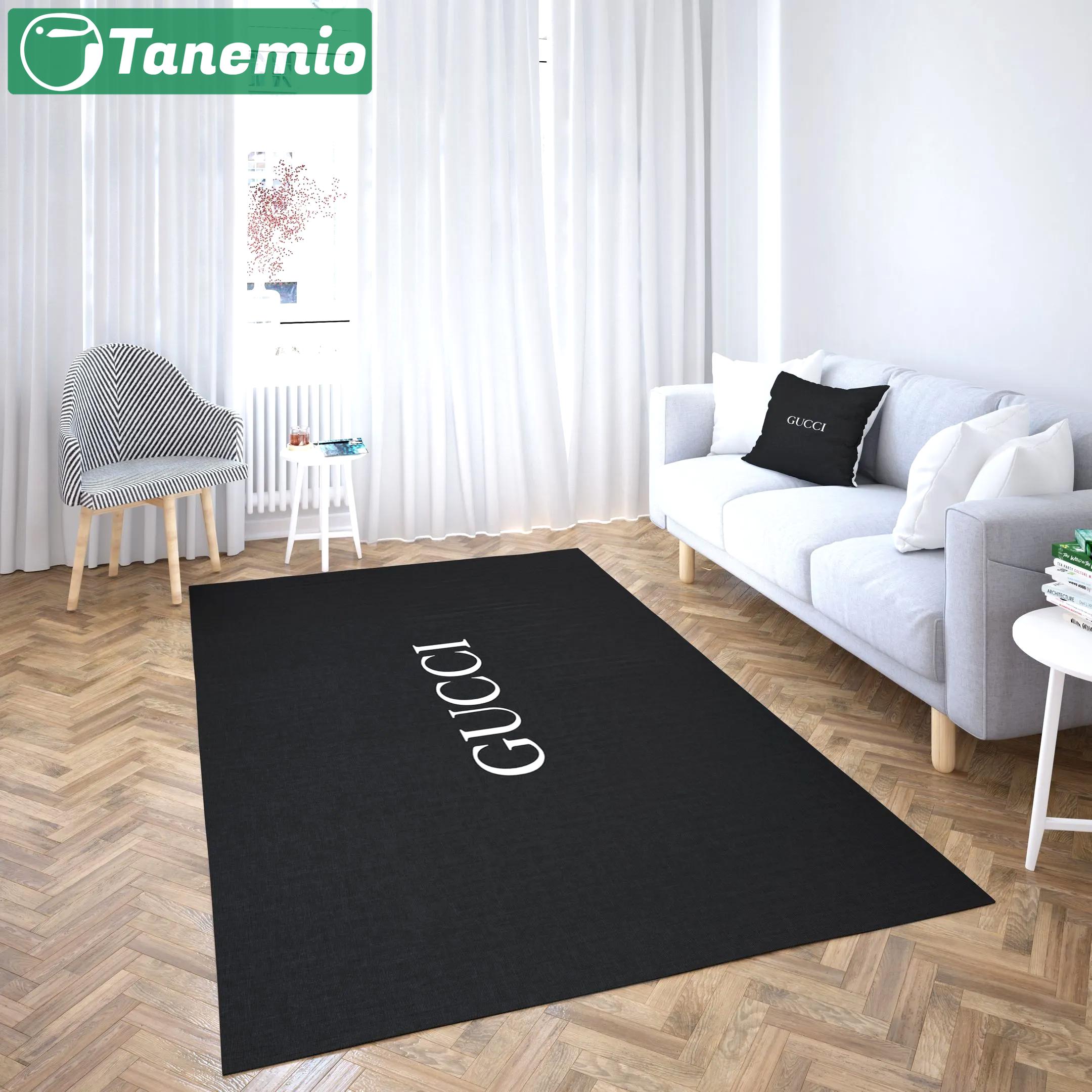 Rugs in living room and bedroom - Gucci black luxury area rug for living room bedroom carpet home decorations mat type 2 Rectangle Rug