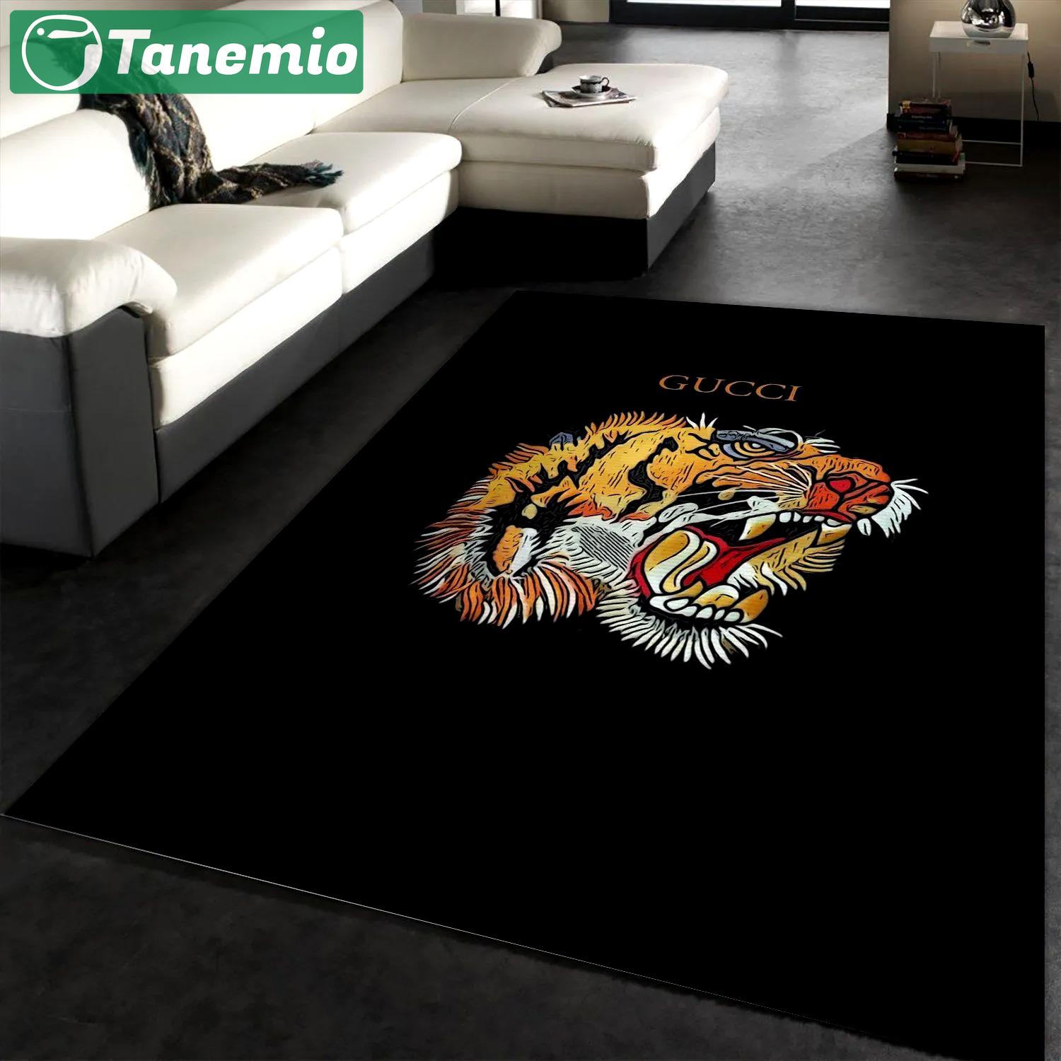 Rugs in living room and bedroom - Gucci tiger luxury area rug 03 for living room bedroom carpet floor mats keep warm in winter mat Rectangle Rug