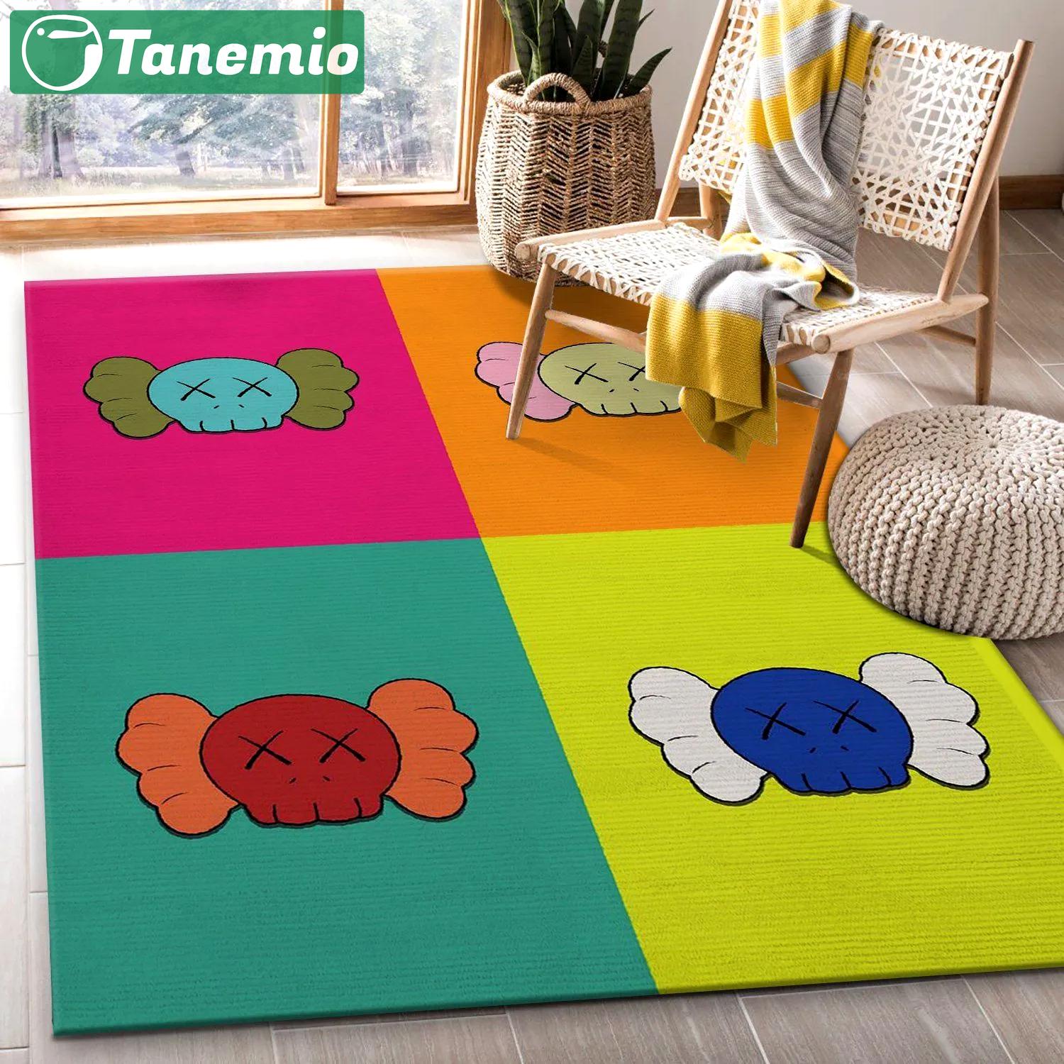 Rugs in living room and bedroom - Kaws area rugs living room rug christmas gift floor mats keep warm in winter Rectangle Rug